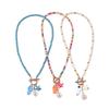 Collar Colgante de Peces de Cerámica Colorido Bohemio para Mujer Hecho a Mano con Cuentas Perla Estrella de Mar Collar Joyería para Vacaciones de Verano