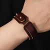 Trend Jewelry Vintage Handmade Weave Genuine Leather Bracelet Men Personalized Cuff Wide Leather Bracelet Pulsera Hombre
