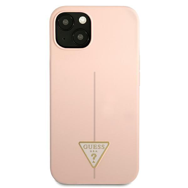 Guess Guhcp13Ssltgp Iphone 13 Mini 5,4 Różowy/Pink Hardcase Silicone Triangle