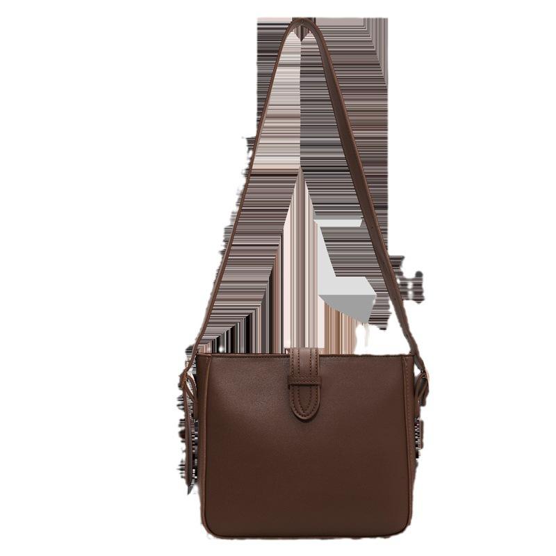 This Year's Popular Bag Women's 2025 New Fashion Texture Women's Bucket Bag Versatile Shoulder Messenger Bag