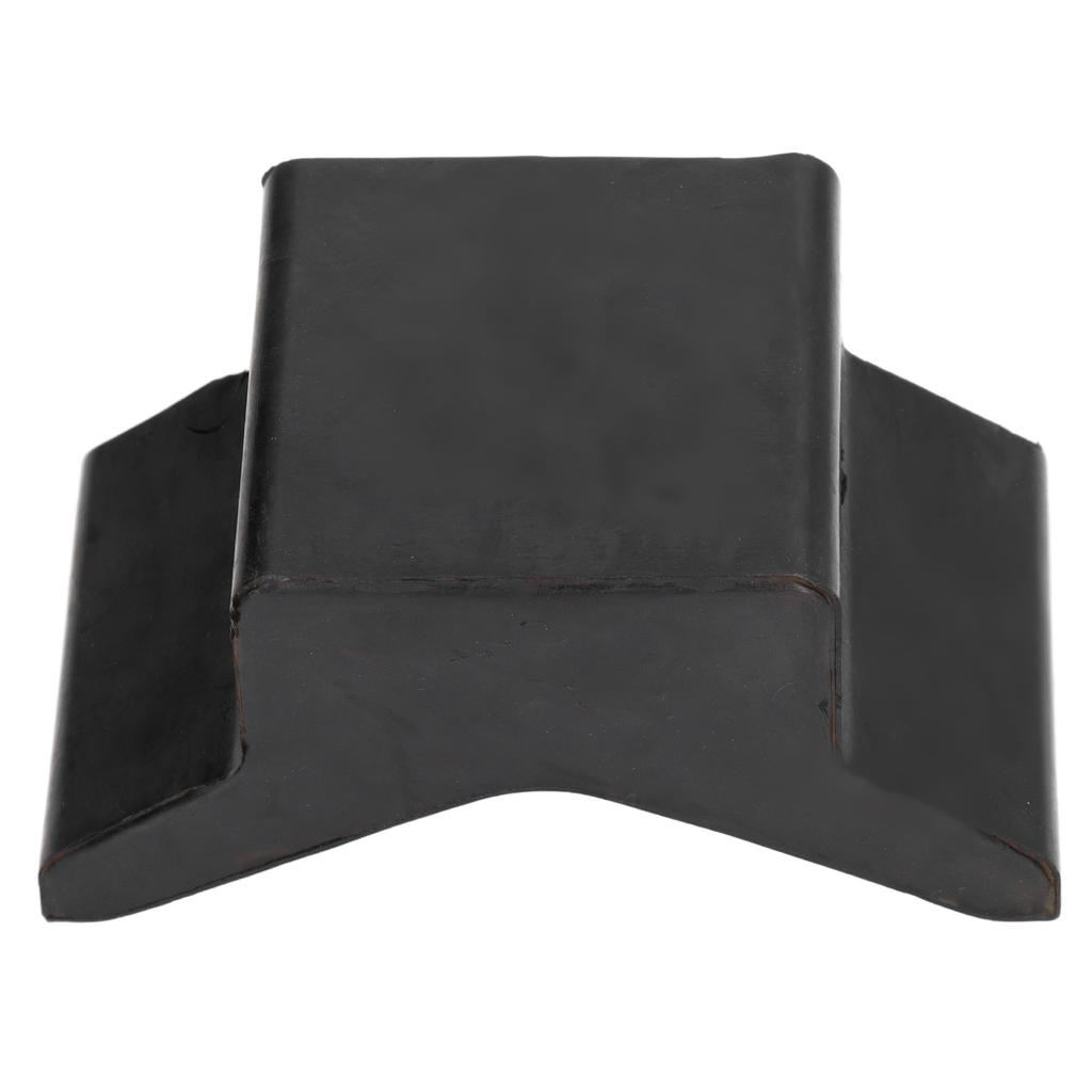 4in Universal Black Rubber Bow Stop Professional Boat V Block for Yachts Trailers Caravans