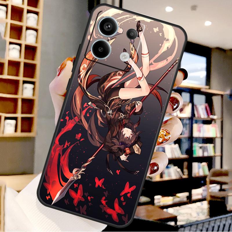 Hu Tao Genshin Impact For Xiaomi Redmi Note 13 Pro 9 10 11 12 14 15 Pro Plus Case For Redmi 15 12C 13C 14C 10C 15C