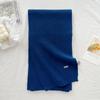 New 100% Wool Scarf Winter  Solid Color Warm and Cold proof Women's Scarf Fashion Versatile Knitted Scarf