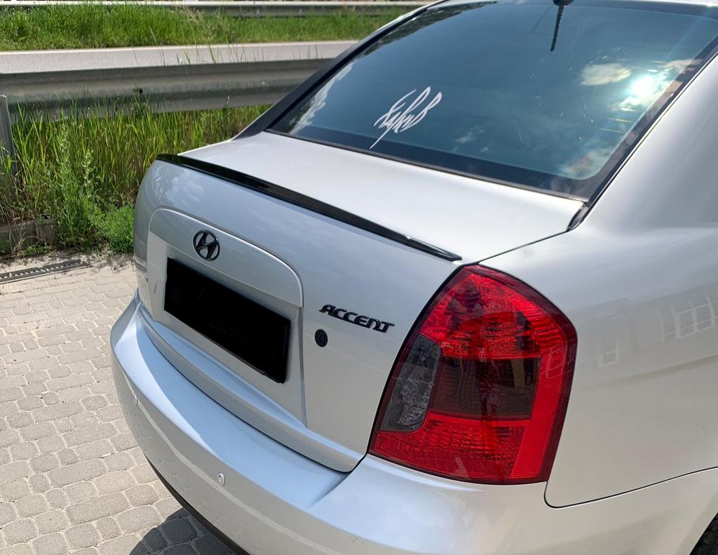 

Спойлер LIP (Sunplex, чорний) (115,8см*6,3см) для Hyundai Accent 2006-2010 рр.