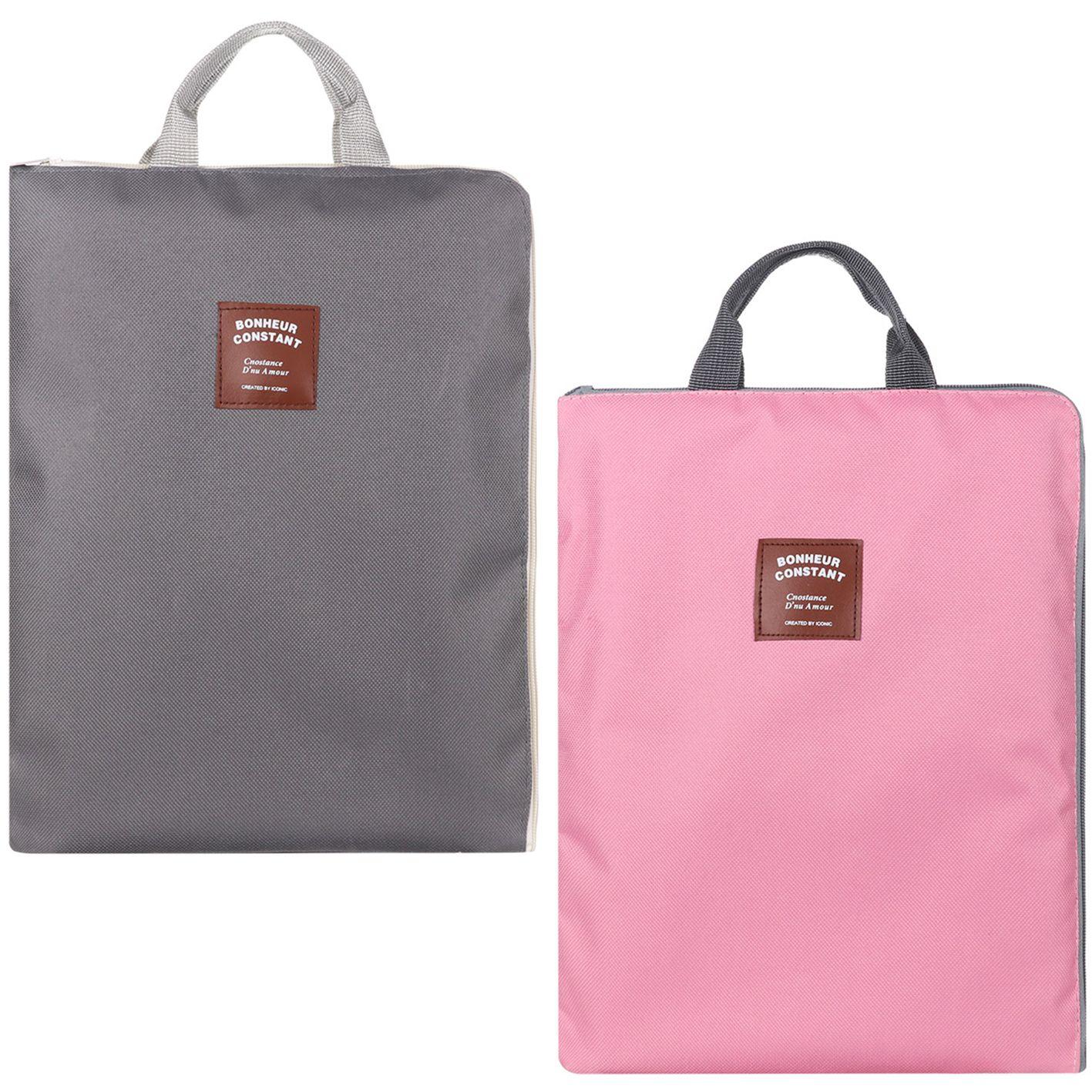 

Office Supplies Zipper Organizer Business Briefcase Document Bag Paper Storage A4 File Folder