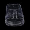 2 Stück 13cm Vogel-Futterbox Transparente Vogel-Wasser-Futterbox Haken Vogelkäfig Hängender Futterspender Papageien Tauben Vögel Futterwerkzeuge