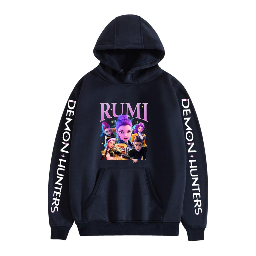 KPop Demon Hunters Man Hoodie Sweatshirt for Mens Womens Unisex Graphic Printed Cool Streetwear Hoodie