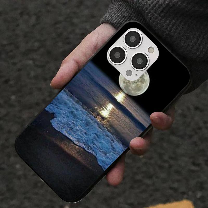 Moon Phone Case For Iphone 7 8 Plus X Xr Xs 11 12 13 Se2020 Mini Mobile Iphones 14 Pro Max Case
