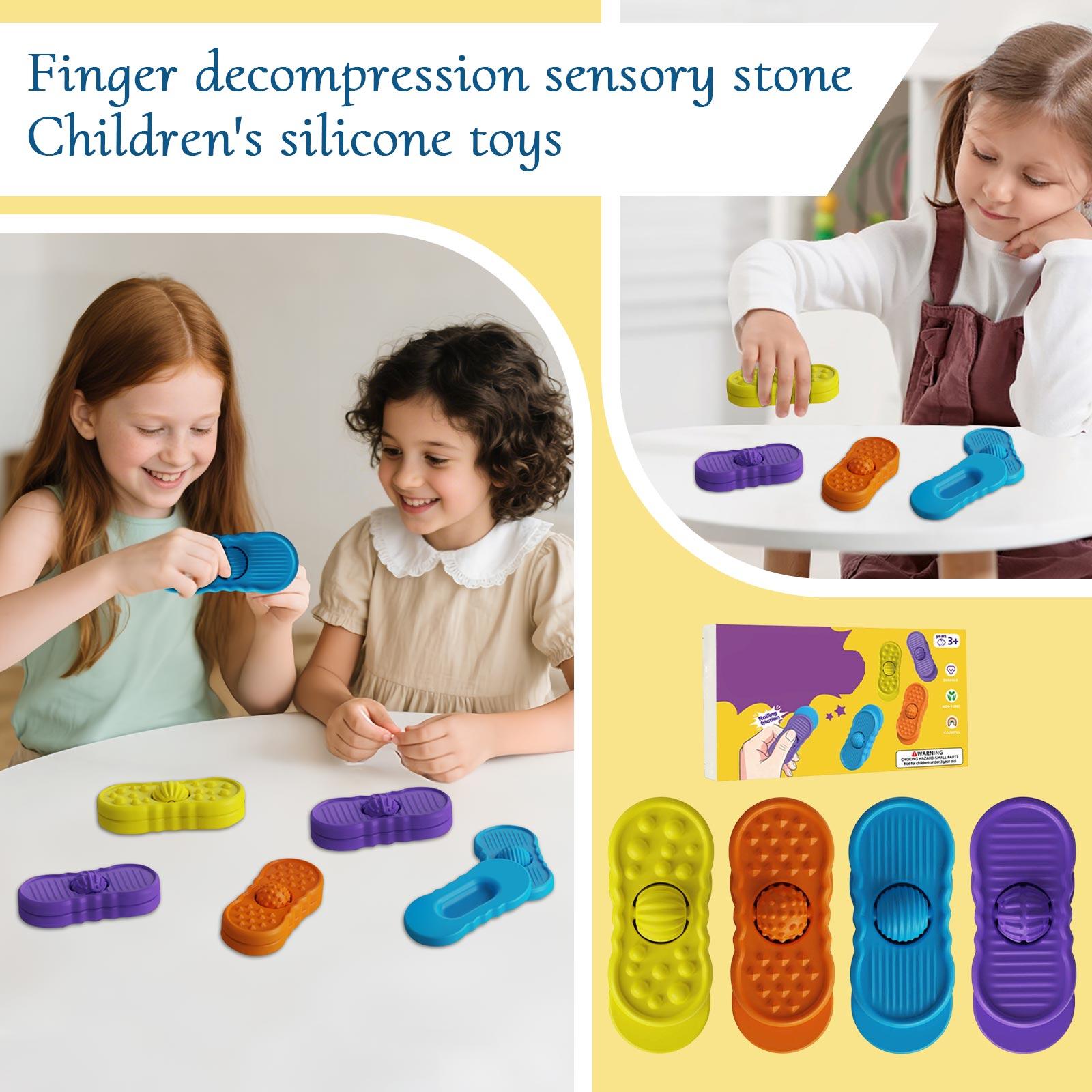 

Silicone Worry Stones For ADHD Calming Down Quiet Figette Classroom Must Have Stress Toys For Anxiety Relief Desk Toy Set Easter Basket Stuffer One Size