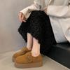 Fashion Velcro Thick-soled Velvet Women's New Winter Warm Cotton Shoes Outer Wear Design Cotton Boots