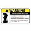 13CM Funny Car Sticker for Panties Warning Peek Slap Decal Anime Vinyl JDM Window Wall Stickers Scratch-Proof Decor Car Stickers