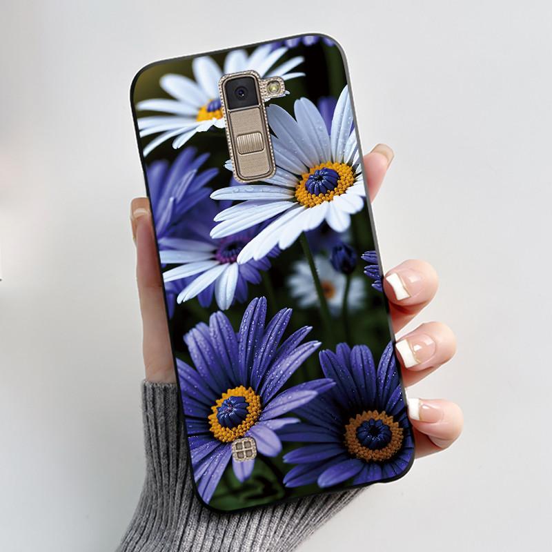 Casing For LG K10 2016 Super-Thin Slim Case Shockproof Bumper Luxury Cute Cool Boys Girls Black Matte Soft Silicone Back Cover