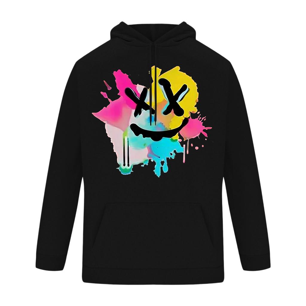 Men's Casual Hoodie Fashion  Sweatshirt With Hood Leisure Tops Teenager Streetwear Fashion Long Sleeve Shirt Warm