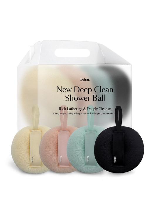 Hetras Hetras Новая глубокая очистка мочалка для душа 4 вида New Deep Clean Shower Ball 4ea