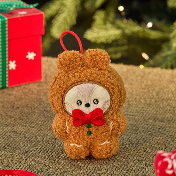 

Брелок для ключей в виде куклы BT21 Mini Minini Petit Holiday (7 вариантов персонажей) MANG