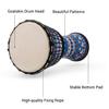 8 Inch Portable African Drum Djembe Hand Drum With Colorful Art Patterns Percussion Musical Instrument