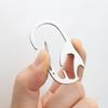 Stainless Steel Quick Release Snap Hook Keychain with Bottle Opener