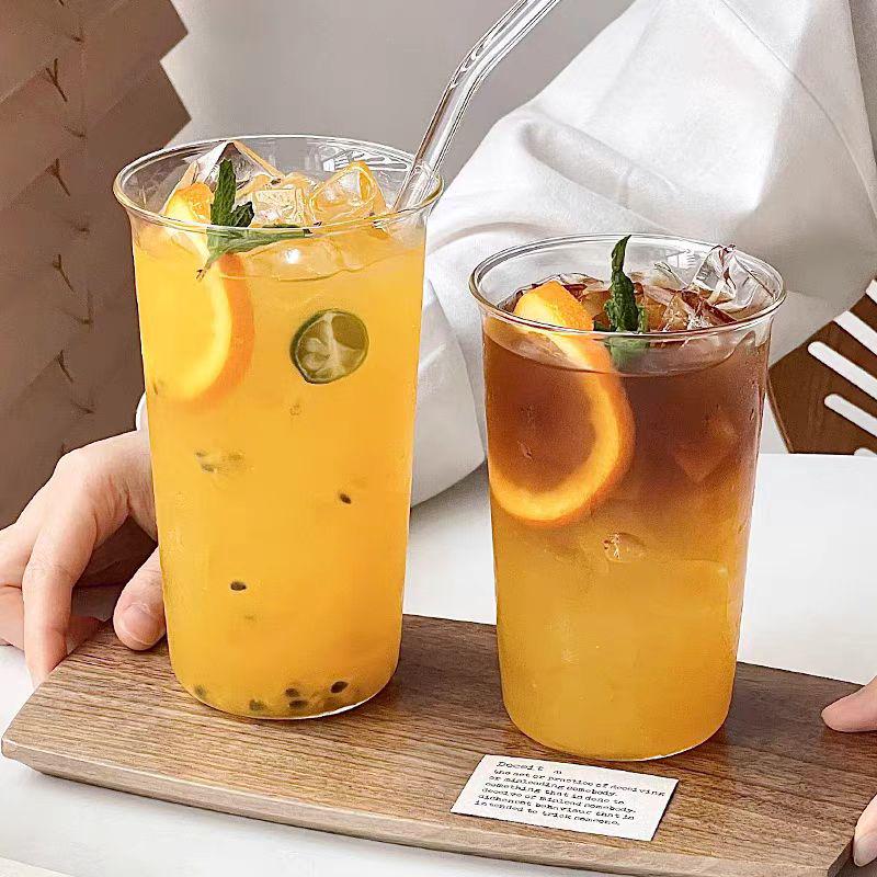 High-Value Cafe-Style Borosilicate Glass Cup for Coffee, Cold Drinks, or Water