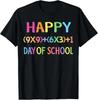 Math Formula 100 Days Of School Teacher Funny Gift Unisex T-Shirt