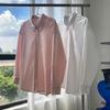 LUXI Autumn 60s Cotton Women's Casual Long Sleeve Shirt - Simple Loose Outerwear 319