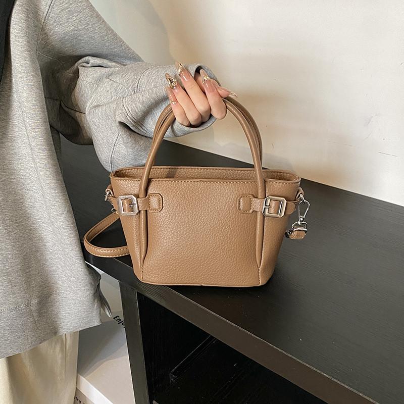 IELGY High-End Retro Autumn Winter All-Match Messenger Bag Fashion Portable Bucket Bag