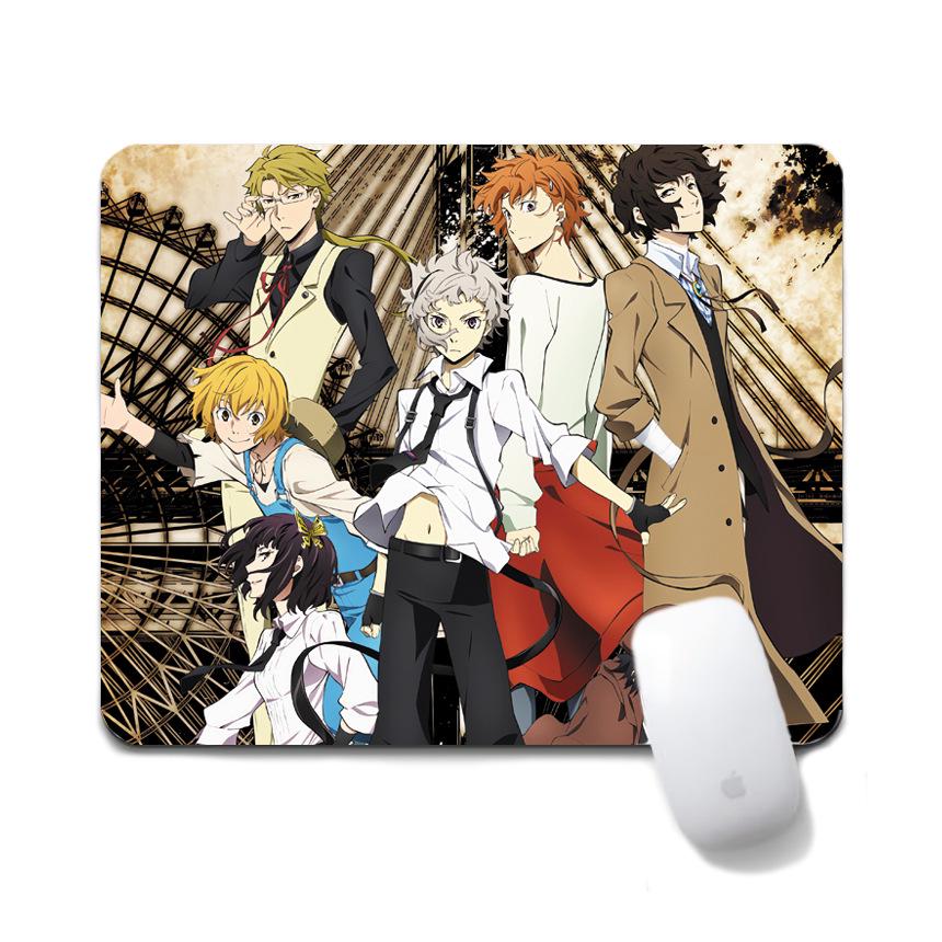 

Bungo Stray Dogs Dazai Osamu 20x24СМ Нескользящий Аниме Коврик для Мыши