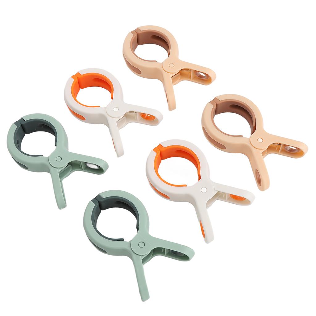 6PCS Beach Towel Clips Multifunctional Rustproof Windproof Quilt Drying Clip Beach Chair Towel Clips for Pool Accessories