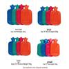 Odorless Explosion-Proof Rubber Hot Water Bottle - Large, Thick, Warm Abdomen & Hand Warmer for Women