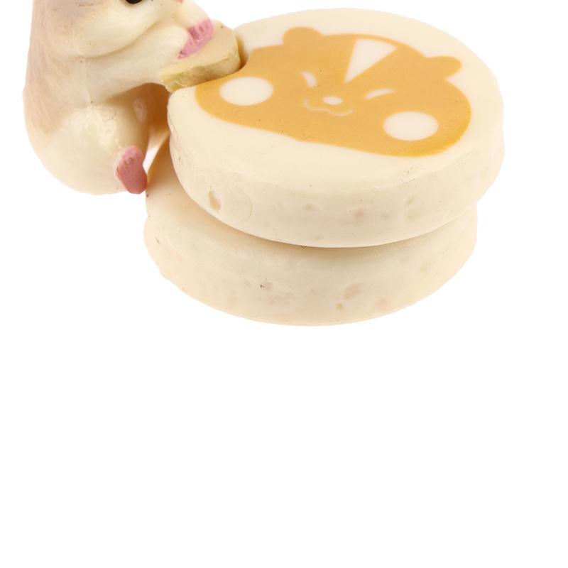 Doll House Hamster Eatting Desserts Hamburger Food Mini Decoration Toys