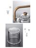High Borosilicate Glass Teapot with Handle and Pearl Cotton Packaging