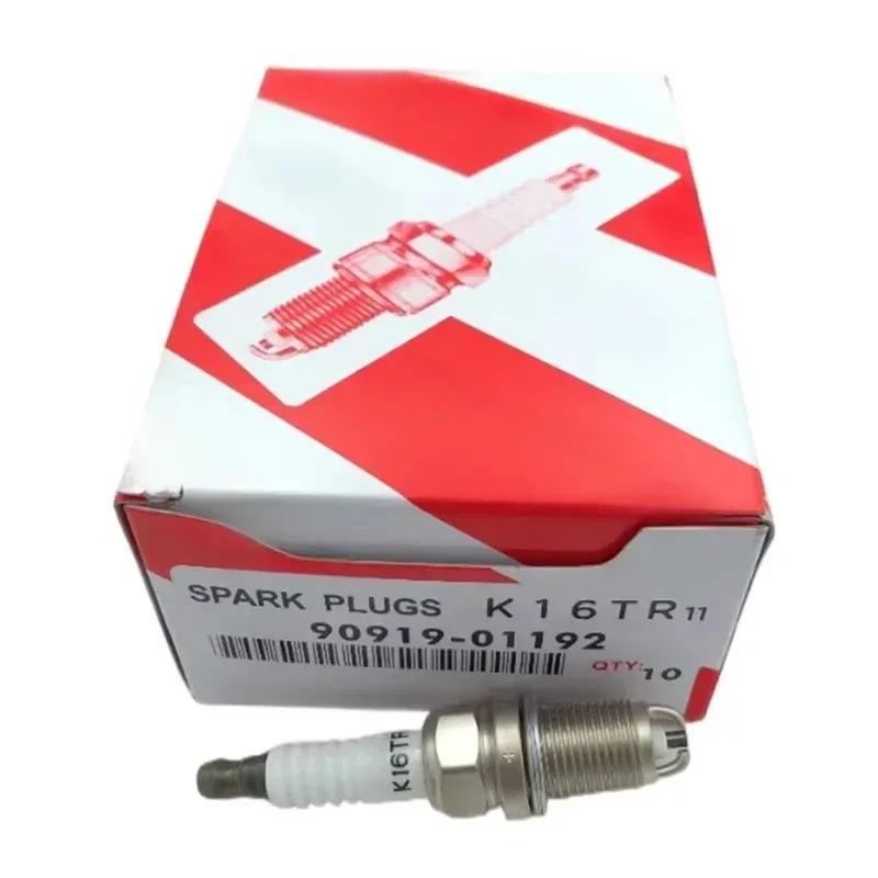 4/6pcs 90919-01192 K16TR11 SPARK PLUG SET GENUINE 9091901192 For TOYOTA 4RUNNER, TACOMA, TUNDRA, T100 V6 3.4L 5VZ-FE ENGINE ONLY 4Pcs