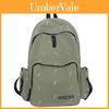 Black Large Capacity Campus Backpack Unisex Travel Bag Waterproof Nylon Material