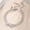 Cazador Hollow Cat Dog Bear Paw Bracelet on Hand Female Cute Animal Charm Kpop Stainless Steel Jewelryfriend Gift Wholesale