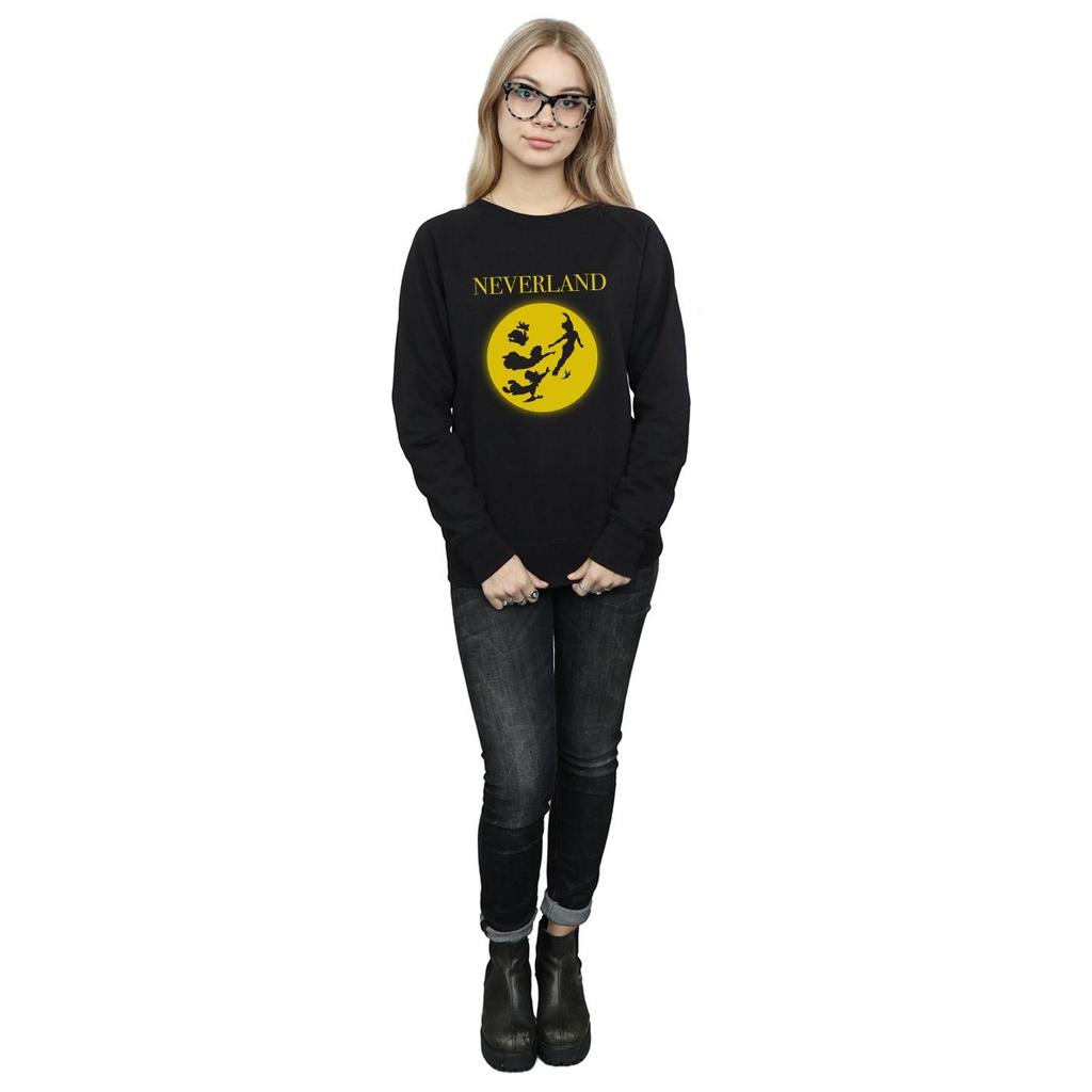 Disney Womens/Ladies Peter Pan Moon Silhouettes Sweatshirt