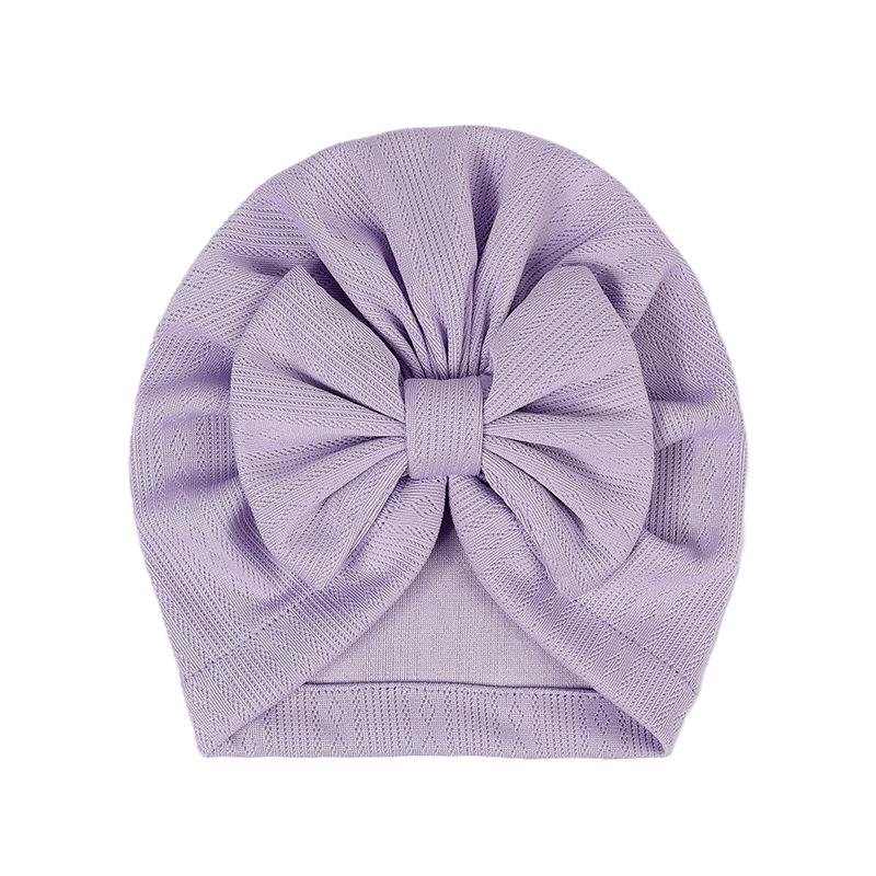 2026 Nová dětská čepice s velkou mašlí - 12 barev, Roztomilá nákrčníková čepice pro chlapce a dívky