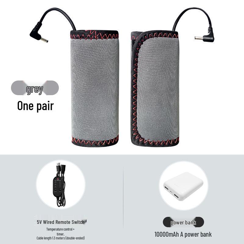 Electric Heated USB Charging Handlebar Covers for Motorcycles and E-Bikes