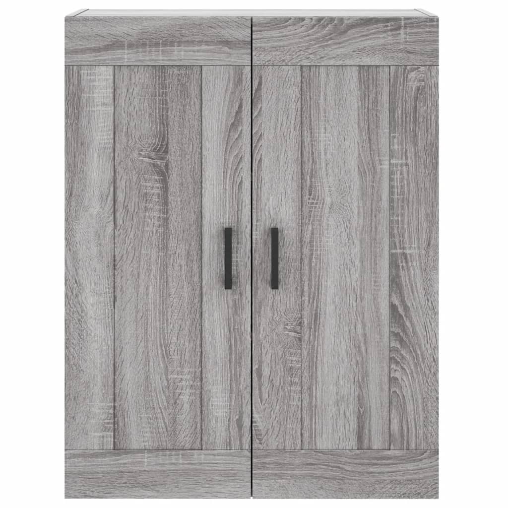 Highboard Grey Sonoma 69.5 X 34 X 180 Cm Particleboard