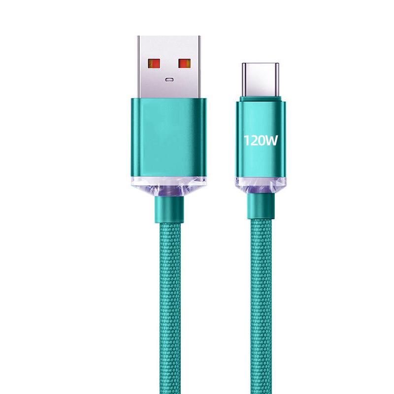 Jingyao 120W Super Fast Charge Type-C Cable for Huawei, Honor, Vivo, Oppo, Xiaomi 6A