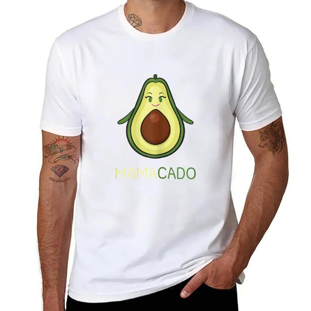 Mamacado Mothers Day Cute Avocado Lover For Mom T-Shirt custom shirt cheap stuff anime clothes plain black t shirts men