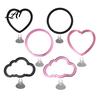 Betta Fish Training Loop 1/3Pcs Exercise Ring with Suction Cup Aquarium Landscaping Supplies Feeding Ring Tank Enrichment Toy Accessories Play Hoop