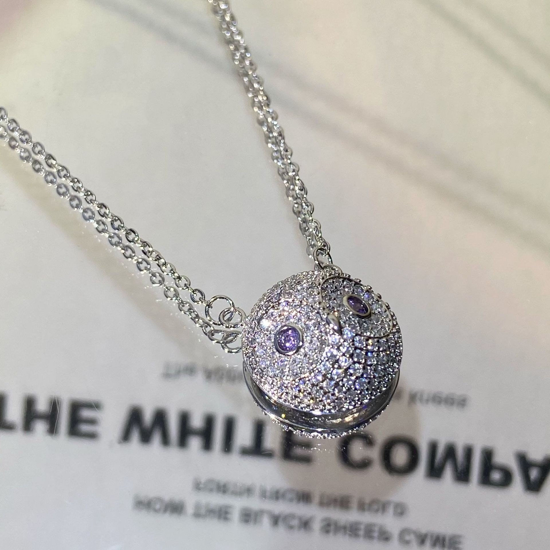 Necklace Owl Silver Clavicle Rose Gold Simple Necklace Pendant Simple Copper