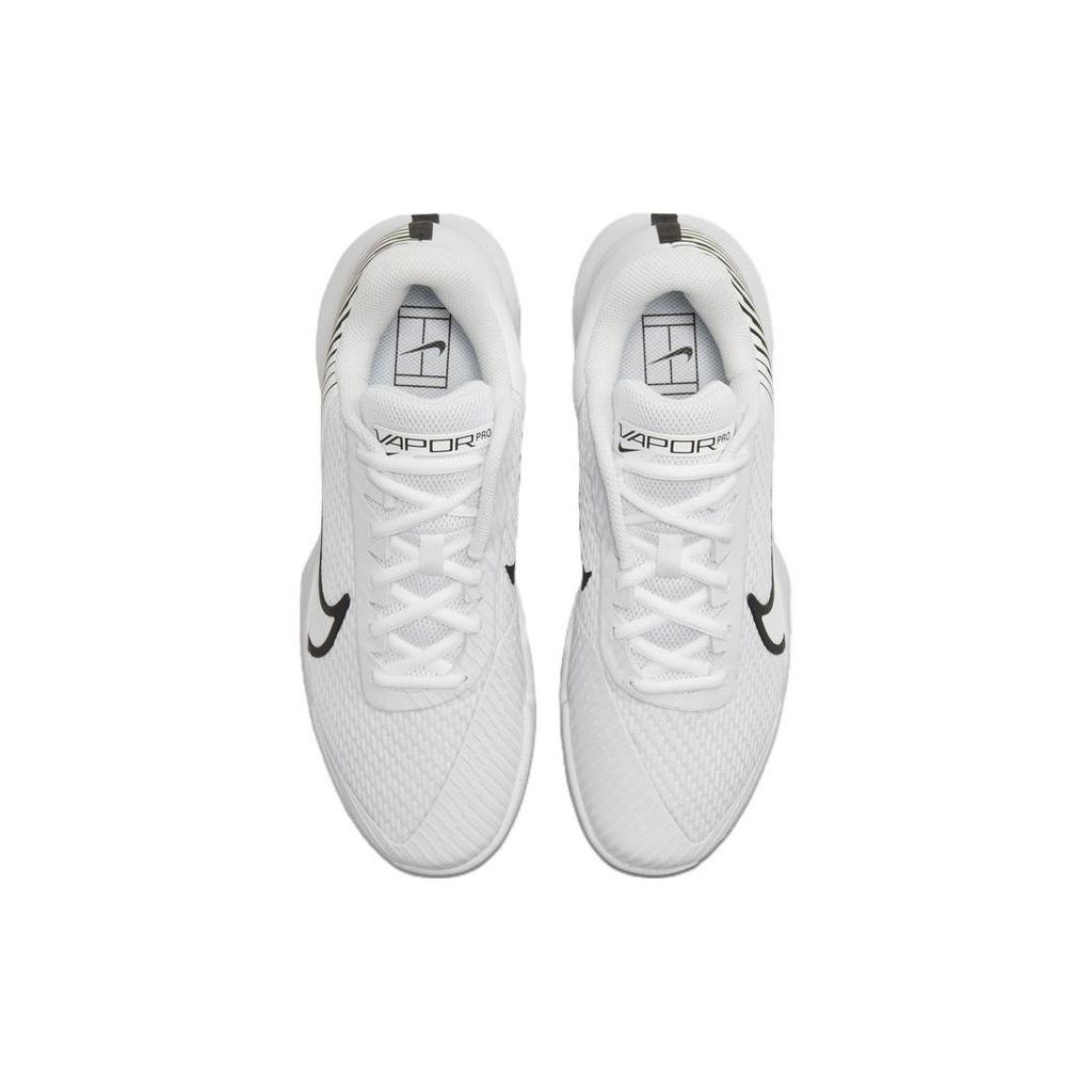 Nike Court Air Zoom Vapor Pro 2 HC Men's White Black Tennis Shoes DR6191-101