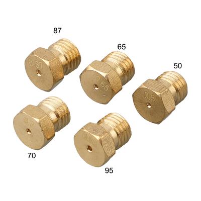 5 PZ Ugello di Conversione Oro Per Fornello a Gas Ugello in Ottone Iniettore Propano