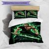 3pcs Duvet Cover Set (1*Duvet Cover + 2*Pillowcase, Without Core), Roronoa Zoro Print Bedding Set, Bedroom Decor, All‑Season, Gift