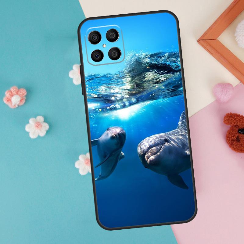 Ocean Dolphin Case For Honor Magic 7 5 6 Lite Pro Honor X8b X9b X9a X8a X8 X9 X9c 50 70 90 200 Lite Cover