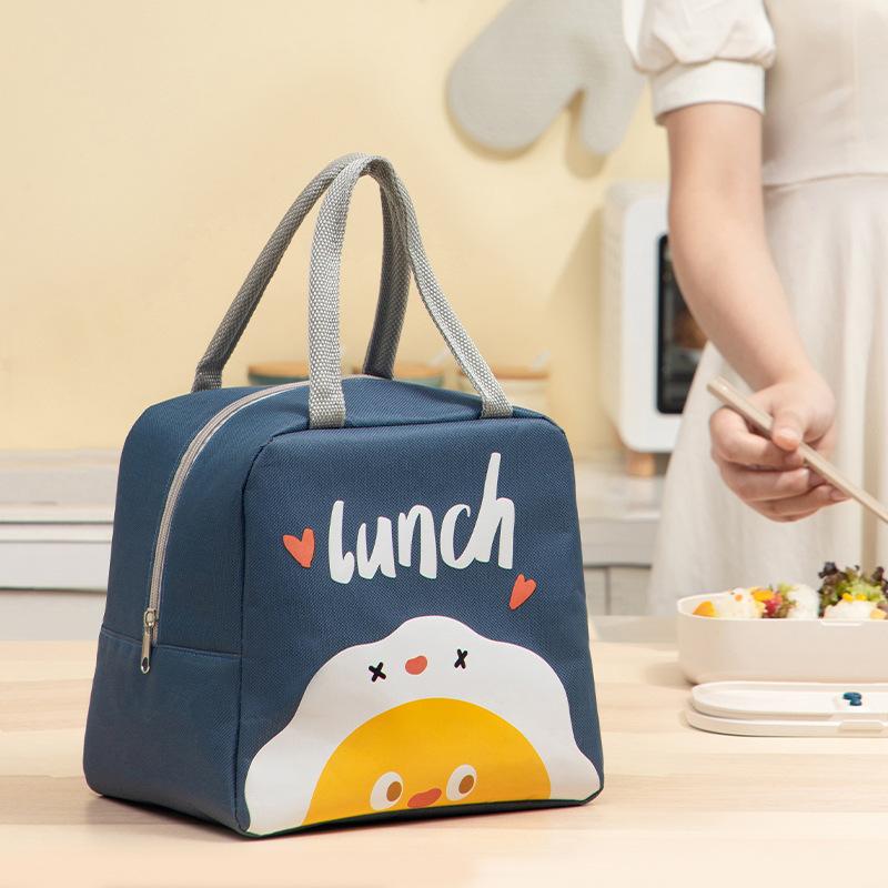 Insulated Lunch Bag with Thick Aluminum Foil Portable Reusable Meal Tote one size 699₽