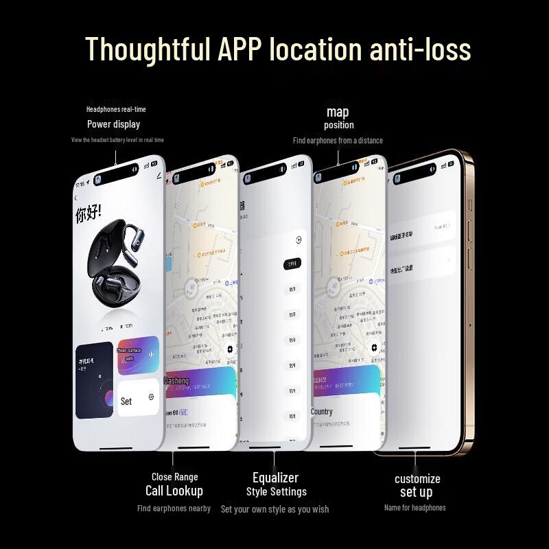 Pisen LV25JL Open-Ear Bluetooth Sport Headset