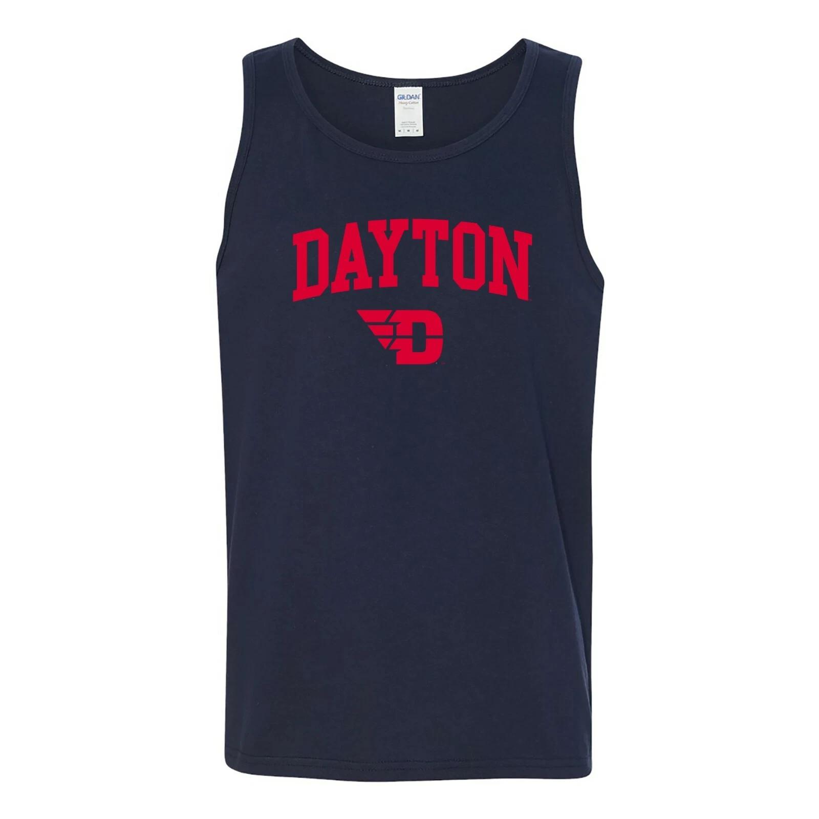 University of Dayton Flyers Arch Logo Tank Top - Navy M