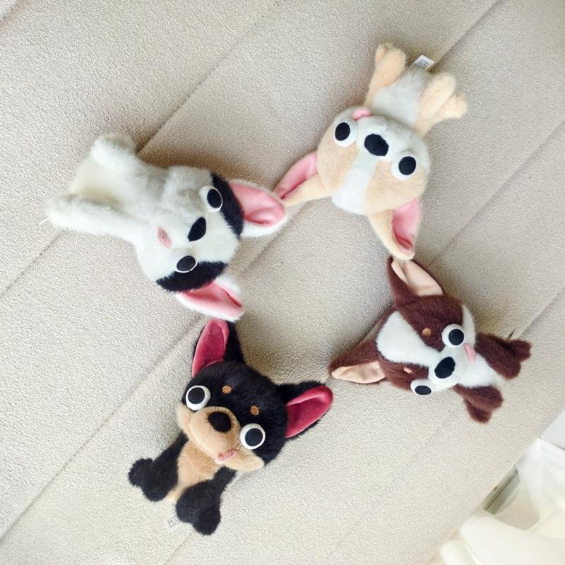 Soft Stuffed Animals Chihuahua Plush Toy Puppy Pet Stuffed Chihuahua Doll Realistic Kawaii Plush Chihuahua Kids Toy
