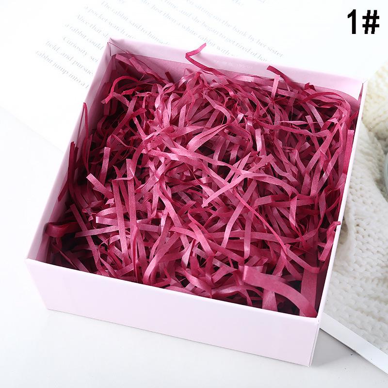Crinkled Shredded Straw Paper Filler for Gift Box Packaging